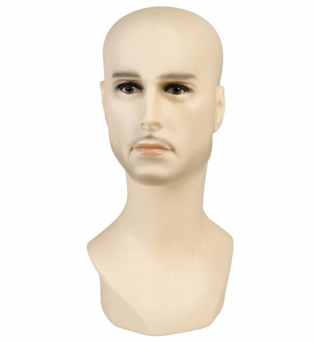 [1376U] "MAROTTE HOMME BLANC" 40 cm