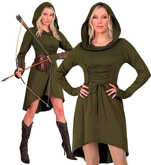 "GOTHIQUE MEDIEVALE" (robe avec capuche)