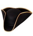 "TRICORNE NOIR" en feutre