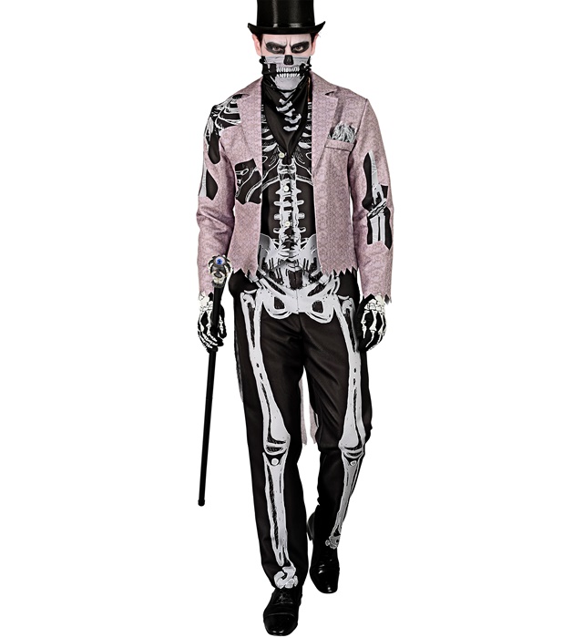 "SALLE DES FETES" (queue de pie avec gilet, pantalon, masque)