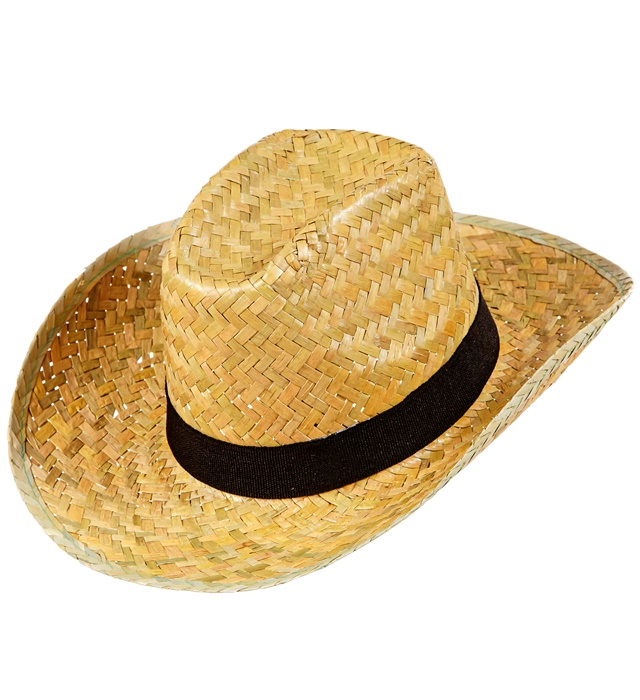 "CHAPEAU EN PAILLE TEXAS"