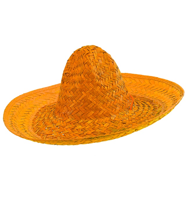 "SOMBRERO ORANGE" 48 cm