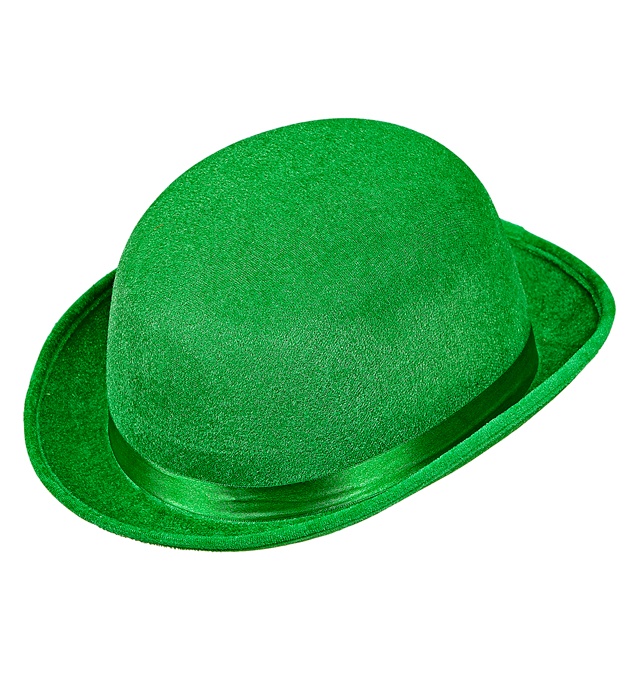 [14351] "CHAPEAU MELON SAINT PATRICK" Velours