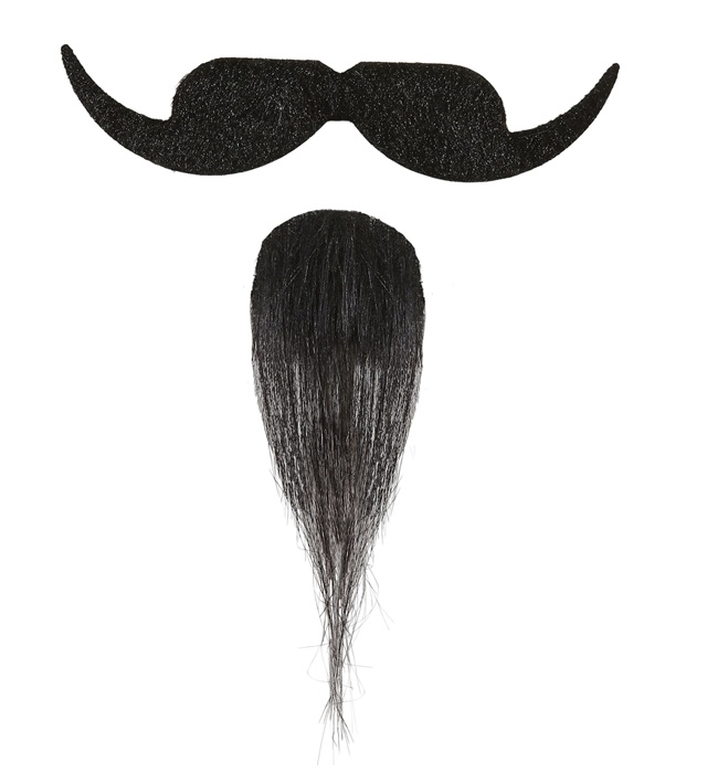 [14384] Moustache et bouc de mousquetaire