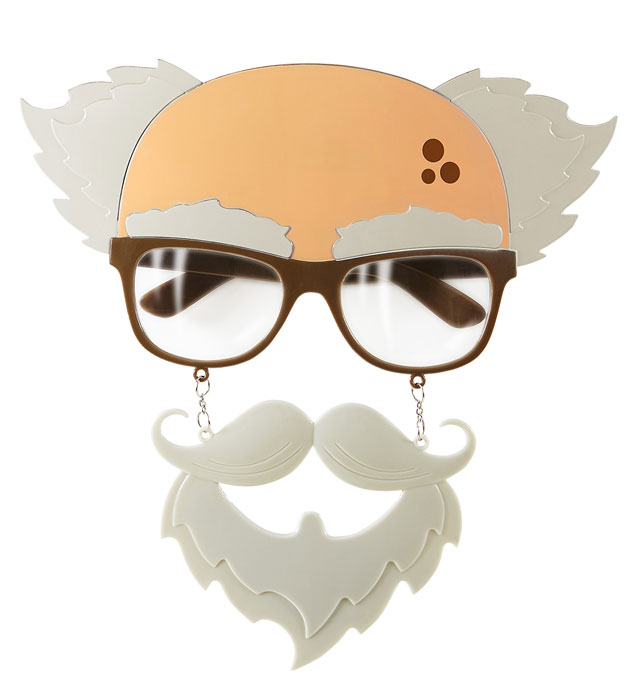 [14404] "LUNETTES VIEUX AVEC MOUSTACHE ET BARBE"