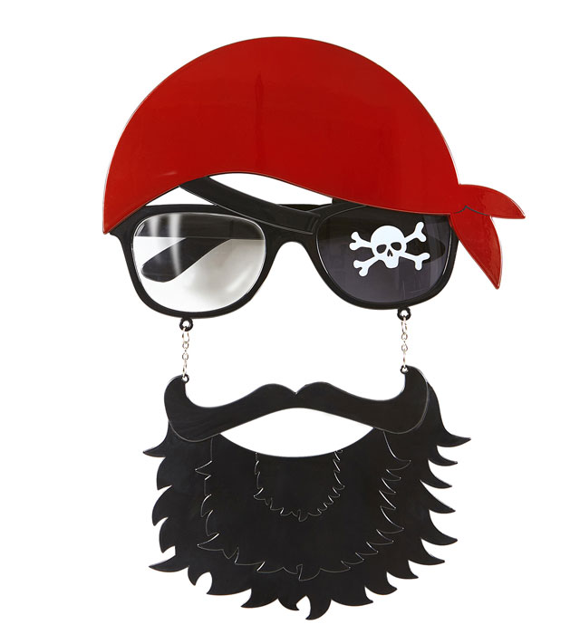 [14408] "LUNETTES PIRATE AVEC BARBE"