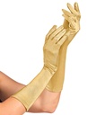 "GANTS SATIN ÉLASTHANNE DORE" 40 cm
