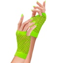 "GANTS SANS DOIGTS FILET NEON VERT"