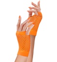 "GANTS SANS DOIGTS FILET NEON ORANGE"
