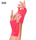 "MITAINES FILET ROSE FLUO"
