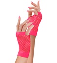 "MITAINES FILET ROSE FLUO"