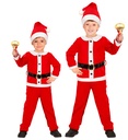 "PERE NOEL" en flanelle (veste, pantalon, ceinture, chapeau)