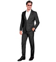 "COSTUME NOIR PARTY FASHION" (veste, pantalon)