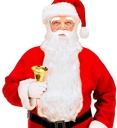 "BARBE LUXE AVEC MOUSTACHE ET SOURCILS DE PERE-NOEL"