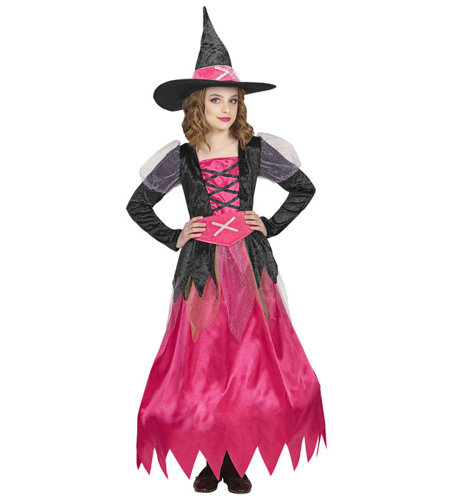 "SORCIERE" (robe, chapeau)