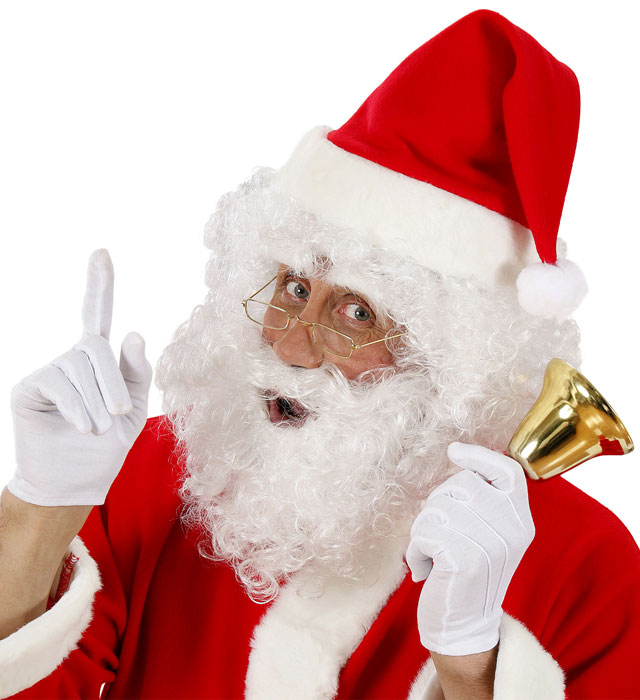 "PERRUQUE PERE-NOEL, BARBE & SOURCILS" en sachet