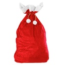 "HOTTE DE NOEL" en velours - 60x100 cm