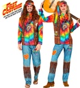 "HIPPIE FAST COSTUME" (veste, pantalon, bandeau)