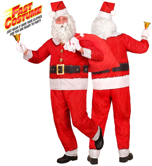 "PÈRE NOËL FAST COSTUME" (veste, pantalon, chapeau)