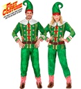 "ELFE ASSISTANT DU PERE NOEL FAST COSTUME" (veste, pantalon, chapeau)