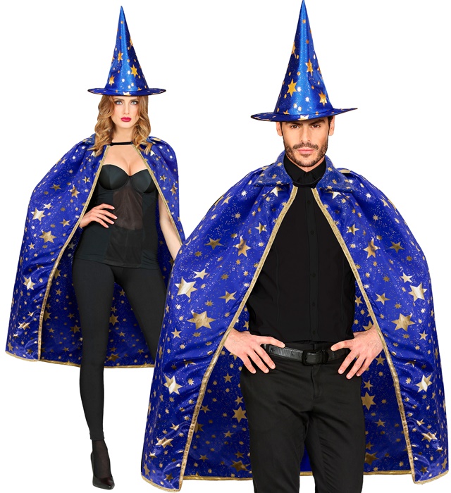 [15937] "MAGICIEN" (cape, chapeau) - 85 cm
