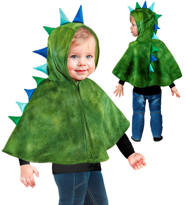 "DINOSAURE PELUCHE" (poncho avec capuche)