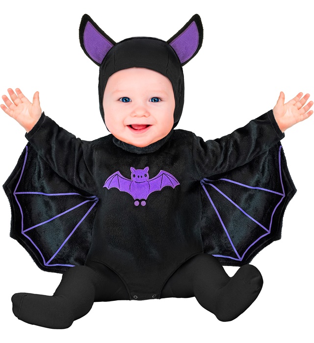 "CHAUVE-SOURIS PELUCHE" (combinaison, couvre-chef)