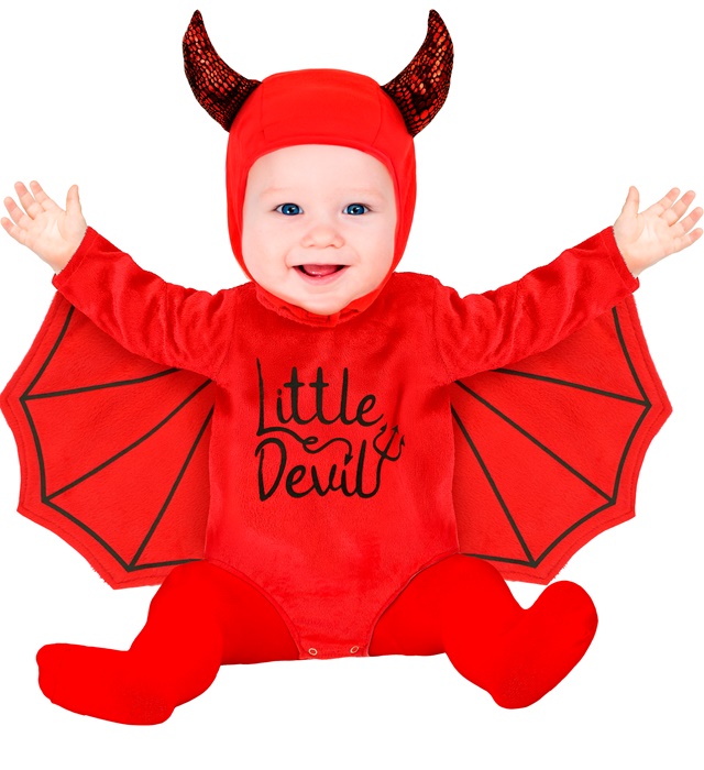 "DIABLE PELUCHE" (combinaison, couvre-chef)
