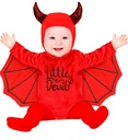 "DIABLE PELUCHE" (combinaison, couvre-chef)