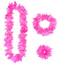 "SET HAWAIEN ROSE" (collier, couronne, bracelet)