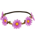 "BANDEAU FLEURS VIOLET"