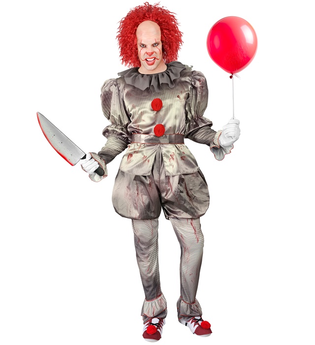 "CLOWN MECHANT" (chemise, pantalon, short, ceinture, couvre chaussures)