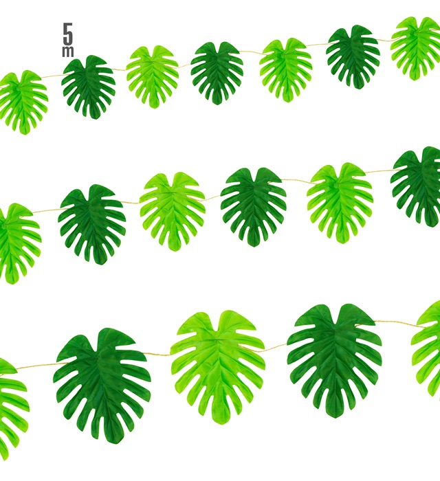 "GUIRLANDE FEUILLES" 5 m
