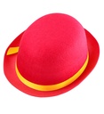 "CHAPEAU BOWLER ROSE" feutre