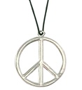 "MEDAILLON HIPPIE METAL"