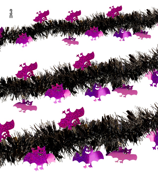 "GUIRLANDE CHAUVE -SOURIS BRILLANTE" 3 m