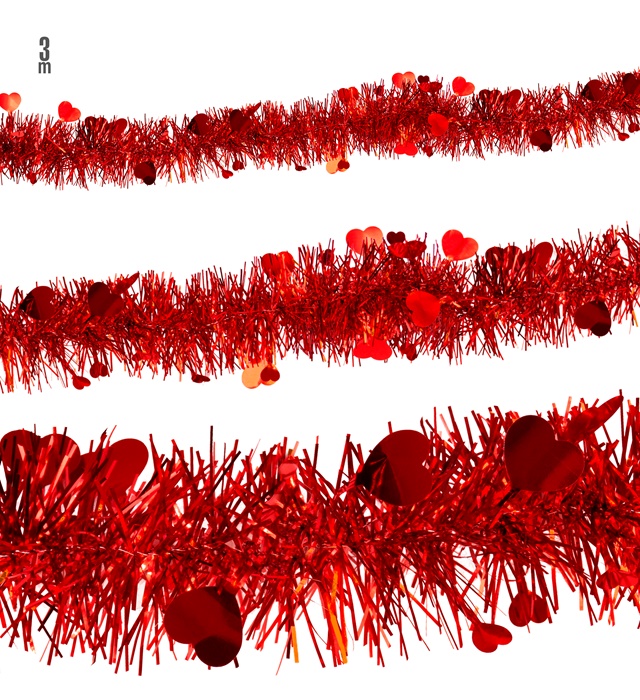 "GUIRLANDE SAINT VALENTIN BRILLANTE" 3 m
