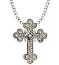 "PENDENTIF CROIX AVEC STRASS"