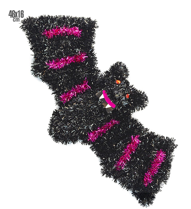 "CHAUVE - SOURIS BRILLANTE" 46x16 cm
