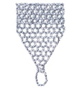 "GANTS A PERLES" argenté
