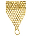 "GANTS A PERLES" doré