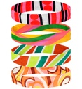 "BANDEAU 70'S" 4 couleurs ass.
