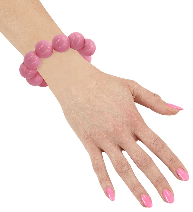 [1737K] "BRACELET A PERLES 70'S" rose