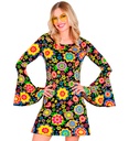 "THE 60s FASHION - colorful flowers" (robe)
