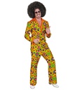 "THE 70s GROOVY STYLE - yellow circles" (veston, pantalon)
