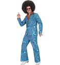 "THE 60s FASHION -  blue mandala" (veste, pantalon)