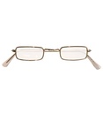 "LUNETTES DORES AVEC VERRES" forme rectangulaire