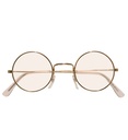"LUNETTES DORES AVEC VERRES" forme ronde