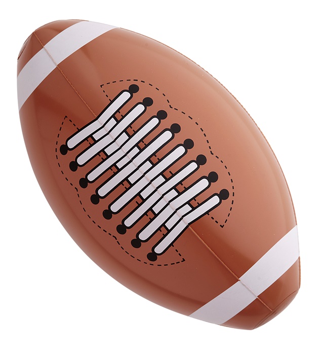 [1856A] "BALLON DE FOOTBALL AMERICAIN GONFLABLE" 36 cm