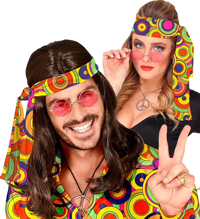 "THE 70s GROOVY STYLE - yellow circles" (bandeau)